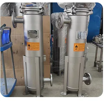 Industrial Stainless Steel Water Filter Housing Flash Open Multi Bag Filter Housing