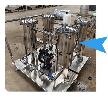 Factory 304 316 Stainless Steel Bag Core Type Filter Housing Unit