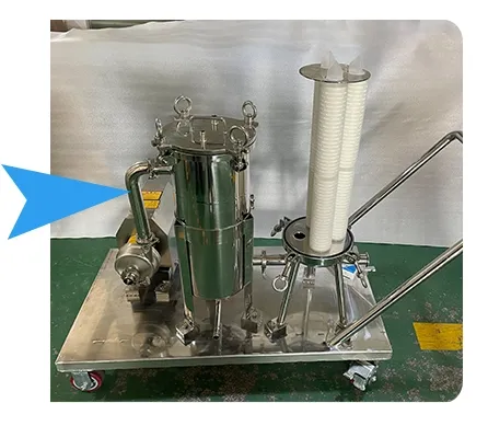 Factory 304 316 Stainless Steel Bag Core Type Filter Housing Unit