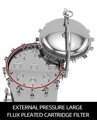 High Flow Cartridge Filter Housingthat Makes Replacing The Filter Element Easier and Faster