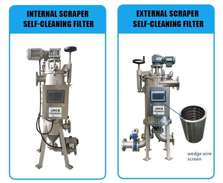 Stainless Steel Self-Cleaning Filter Housing