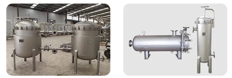 Factory 304 316 Stainless Steel Bag Core Type Filter Housing Unit
