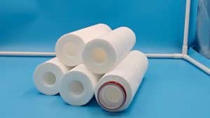 Meltblown Filter Cartridge with Graded Density for Extended Life