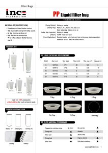 PP Liquid Filter Bags Designed for Industrial Liquid Filtration