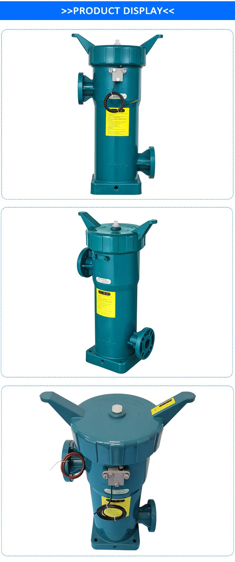 Pph Filter Housing for Solid-Liquid Separation