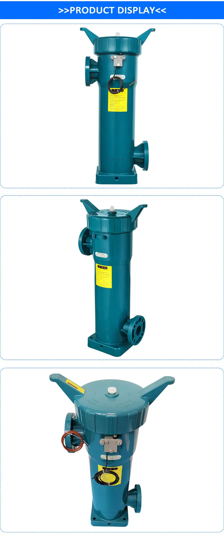 7"*22" Filter Bag Polypropylene Filter Housing for Water Treatment