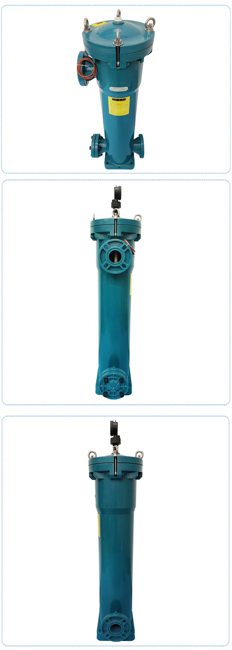 One-Piece Filter Housing for Solid-Liquid Separation for The Microelectronics Industry