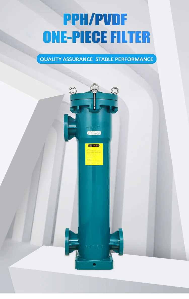 One-Piece Filter Housing for Solid-Liquid Separation for The Microelectronics Industry