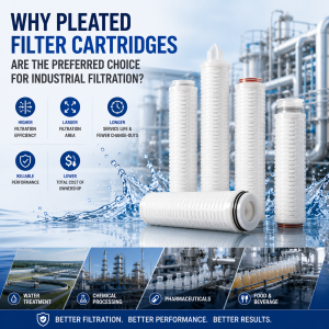 Why Pleated Filter Cartridges Are the Preferred Choice for Industrial Filtration?